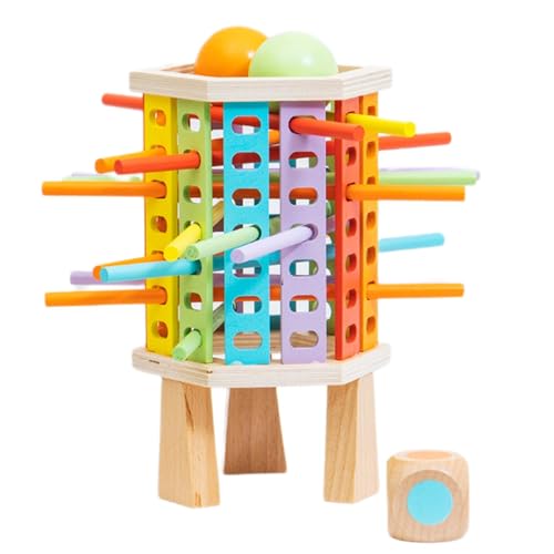 Holzstäbchen-Würfelspiel, Holzstabturm,Stöcke-Stapelspiel | Zählspielzeug für die kognitive Entwicklung, Reisespiel, Feinmotorikspiel für Kinder ab 3 Jahren Holzstäbchen-Würfelspiel, Holzstabturm,Stöcke-Stapelspiel | Zählspielzeug für die kognitive Entwicklung, Reisespiel, Feinmotorikspiel für Kinder ab 3 Jahren von Generic