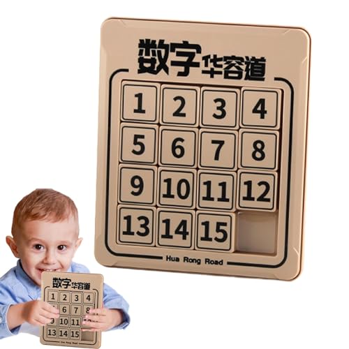 Huarong Digitale Straße, Huarong Road Digital für Kinder, Schiebespielzeug für die Gehirnentwicklung - Schiebespielzeug für die Gehirnentwicklung, Zahlen von Puzzle-Spielzeug, Spielzeug von Generic