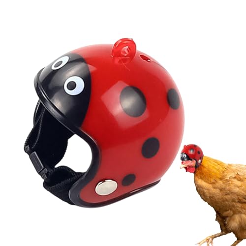 Hühnerhut - Hühnerhut, Hen Hut Mit Verstellbarem Gurt Hut Für Hühnchen Hühnhuhn Verstellbares Riemen Hühnerkopf Beschützer Lustiger Hühner Echtes Huhn Schütze Hühnerhut Entzückende Kostüm Neuheit Echt von Generic