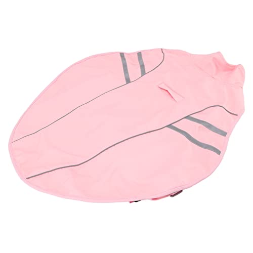 Hund Regenmantel, Kleiner Hund Regenmantel Regenhaube Winddichte Starke Reflektierende Streifen Hunde Regenweste Hunde Regenbekleidung für Große Mittel Kleine Welpen (M) von Generic