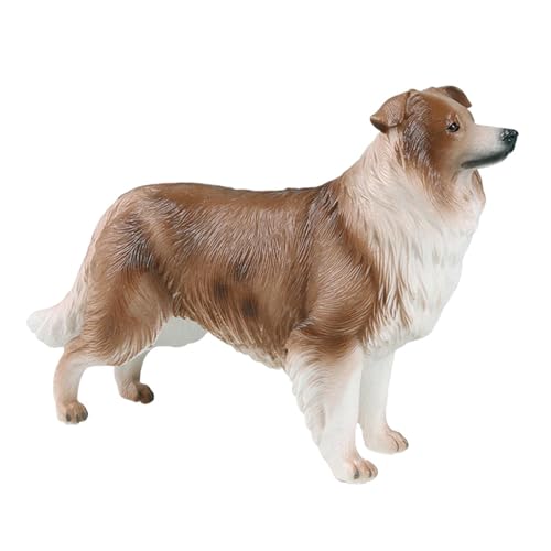Hundefigur – Border Collie Figur, realistisches, detailliertes Spielzeug für Kinder und Kleinkinder, handbemaltes kleines Tierspielzeug für Kuchendekoration, Geburtstagsgeschenke von N Hundefigur – Border Collie Figur, realistisches, detailliertes Spielzeug für Kinder und Kleinkinder, handbemaltes kleines Tierspielzeug für Kuchendekoration, Geburtstagsgeschenke von N von Generic