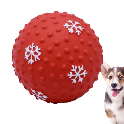 Hundequietschende Bälle - schwimmende Fetchkugeln, stachelige interaktive Spielzeuge | Welpe kauert Spielzeug für Langeweile, langlebige Hundebälle, Outdoor -Fetch -Spielzeug, engagierter Hundespielba von Generic