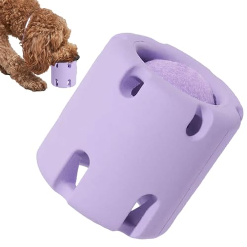 Hundespielzeug Tennis Tumble - Kauspielzeug aus Naturkautschuk, Denkspielzeug für Hunde | Interaktives Tennis-Spielzeug für Hunde, beißfester stimulierender Ball für Freizeit Hundespielzeug Tennis Tumble - Kauspielzeug aus Naturkautschuk, Denkspielzeug für Hunde | Interaktives Tennis-Spielzeug für Hunde, beißfester stimulierender Ball für Freizeit von Generic