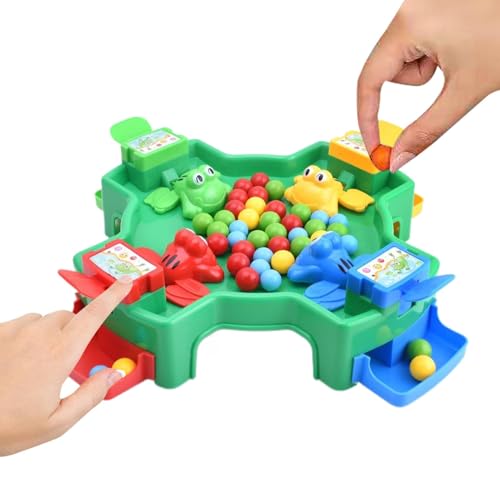 Hungry Frosch Spiel, niedliches Essen Perle hungriges Frosch Spielzeug, klassisches Kinderbrettspiel, Lern- und Lernspielzeug, intensives Spiel der schnellen Reflexe für Zuhause von Generic