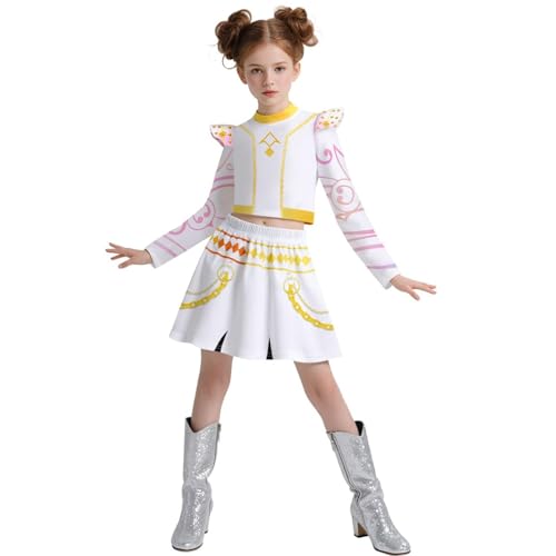 Huntrix Cosplay Kostüm Huntrix Merch Kostüm Outfit Uniform Vollständiges Set Halloween Party Karneval Anzug für Frauen Mädchen（NO Schuhe） A01 100 von Generic