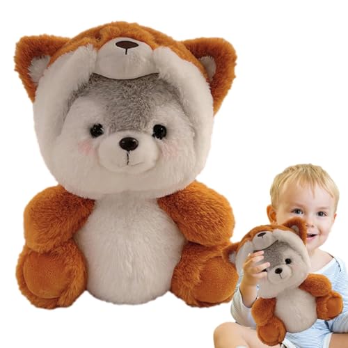 Husky Plüschtier, weiche Husky-Puppe, verwandelbar in Plüsch, beruhigender Schlaf, weiche Tierpuppen für Hunde Husky Plüschtier, weiche Husky-Puppe, verwandelbar in Plüsch, beruhigender Schlaf, weiche Tierpuppen für Hunde von Generic