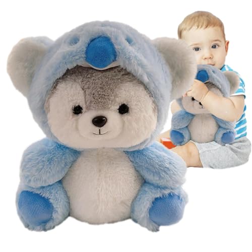 Husky Plüschtier – Weiche Husky-Puppe, verwandelbar in Plüsch, Koala Pig Fox Dinosaur Dolls, beruhigender Schlaf, Plüschtier für gefüllte Hunde Husky Plüschtier – Weiche Husky-Puppe, verwandelbar in Plüsch, Koala Pig Fox Dinosaur Dolls, beruhigender Schlaf, Plüschtier für gefüllte Hunde von Generic