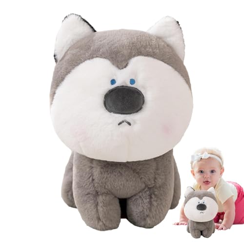 Husky Spielzeug für – Plüschtier Husky aus flexiblem Cartoon-Plüschtier | Tier-Plüschtierspielzeug, Plüschtiere, Tier-Plüschspielzeug, tragbares Spielzeug für Kinder von Generic