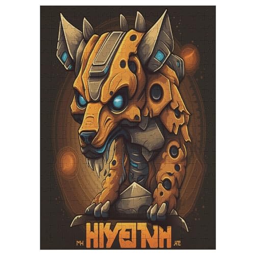Hyena Puzzle 300 PCS - Erwachsenenpuzzle Mit - Geschicklichkeitsspiel Für Die Ganze Familie - Ideal Als Holzpuzzle von Generic