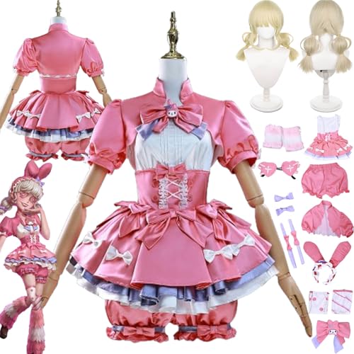 I Lily Barrier Cosplay Costume Outfit Game Character Uniform Complete Set Halloween Carnival Dress Up Suit with Wig Headpiece Glasses for Women I Lily Barrier Cosplay Costume Outfit Game Character Uniform Complete Set Halloween Carnival Dress Up Suit with Wig Headpiece Glasses for Women von Generic