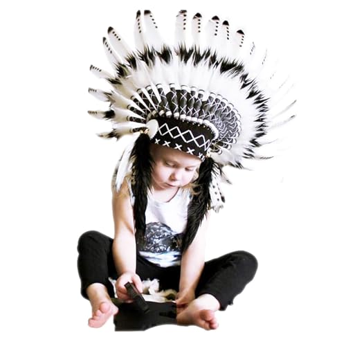 Indischer Mann, kreativer Fascinator der amerikanischen Ureinwohner, Kopfschmuck im Erwachsenen-Stil, Kopfschmuck für Bühnenobjekte, für Partyfotos, Drama Festival, Festival, Geschenk, Spiel Indischer Mann, kreativer Fascinator der amerikanischen Ureinwohner, Kopfschmuck im Erwachsenen-Stil, Kopfschmuck für Bühnenobjekte, für Partyfotos, Drama Festival, Festival, Geschenk, Spiel von Generic