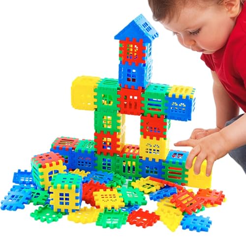 Ineinandergreifende Bausteine für Kinder – Kreatives -Lernspielzeug, lustige stapelbare Waffelblöcke | Tragbares, farbenfrohes STEM-Spielzeug für Zuhause und Auto, Konstruktionsspielzeug Ineinandergreifende Bausteine für Kinder – Kreatives -Lernspielzeug, lustige stapelbare Waffelblöcke | Tragbares, farbenfrohes STEM-Spielzeug für Zuhause und Auto, Konstruktionsspielzeug von Generic