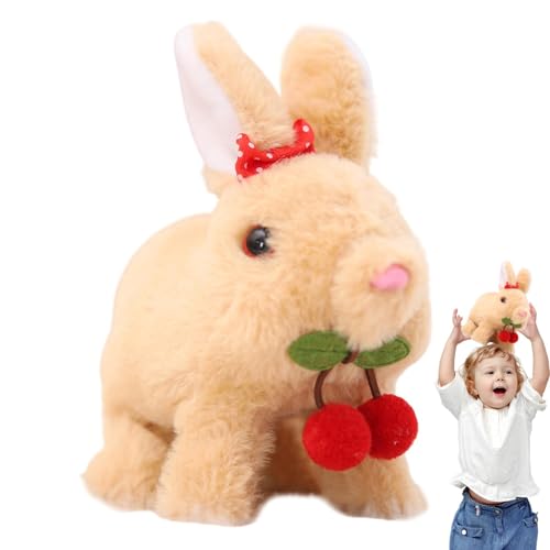Interaktive Lenos aus , Kaninchenplüsch für Mädchen, Gehen, Plüschtiere mit Geräuschen, interaktives Puppen-Set mit echten Hasenbuhardien, Interaktive Lenos aus , Kaninchenplüsch für Mädchen, Gehen, Plüschtiere mit Geräuschen, interaktives Puppen-Set mit echten Hasenbuhardien, von Generic