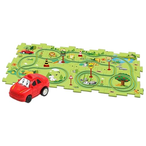 Interaktive Rennstrecke Puzzle - Festival Geschenkfahrzeug -Set, Geburtstagsauto -Strecke | Innovatives Puzzlespielzeug, Kreative Schienenversammlung, Lebendiger Rennstrecke Für Kleinkinder, Geschenk Interaktive Rennstrecke Puzzle - Festival Geschenkfahrzeug -Set, Geburtstagsauto -Strecke | Innovatives Puzzlespielzeug, Kreative Schienenversammlung, Lebendiger Rennstrecke Für Kleinkinder, Geschenk von Generic