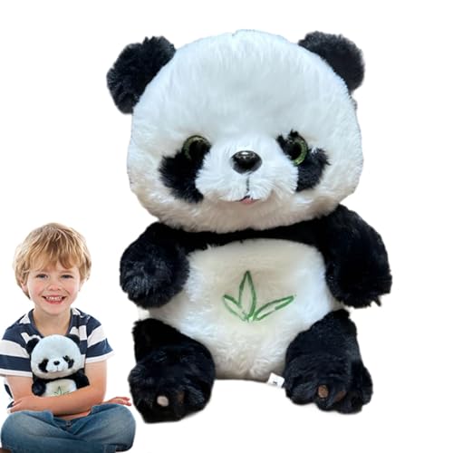 Interaktiver Plüschbegleiter - süßes Panda -Bild, Huggable Companion Plüsch | Schlafplüschweicher Musik Schlaf Kumpel, therapeutischer Schlafenszeit Kumpel, pädagogischer Plüsch -Begleiter für Kinder von Generic