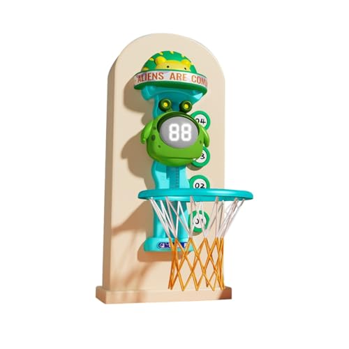 Interaktives Basketballkorb-Spielzeug für Kinder mit LED-Punktezähler und Sprachansage, pädagogisches Sportspiel, Indoor-Spiel für Kinder ab 3 Jahren HYw707 (A, One Size) von Generic