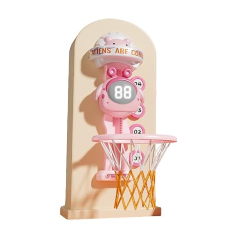 Interaktives Basketballkorb-Spielzeug für Kinder mit LED-Punktezähler und Sprachansage, pädagogisches Sportspiel, Indoor-Spiel für Kinder ab 3 Jahren HYw707 (B, One Size) von Generic
