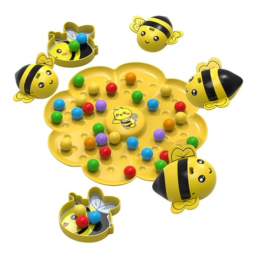 Interaktives Bestäubungsspielzeug: Und pädagogisches Frühlernwerkzeug für Kinder. Fördert die Feinmotorik, die Hand-Augen-Koordination und die Entwicklung perfekt Jlq797 (Yellow, 24cm) von Generic
