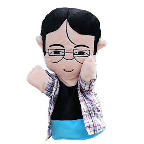 Interaktives Handpuppen-Set, 4 Familienfigurenpuppen mit beweglichen Mündern (Papa/Mama/Junge/Mädchen), weiches Rollenspielspielzeug für Kinder, 24,1 cm, perfekt für die Vorschule zum (C, 24x14x4cm) von Generic