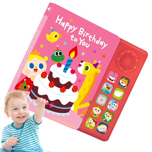 Interaktives Musikbuch, Musikbücher für Kinder,Musikalisches Bildungsbuch - Früherziehung von Kinderspielzeug für Kinder Englische Aufklärung, 10 Kindergarten Reime Interaktives Musikbuch, Musikbücher für Kinder,Musikalisches Bildungsbuch - Früherziehung von Kinderspielzeug für Kinder Englische Aufklärung, 10 Kindergarten Reime von Generic