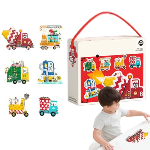 Interaktives Puzzle für Kinder: Attraktive pädagogische Puzzles für Kinder, die die Problemlösung und kognitive Fähigkeiten fördern | lustige Themen, lebendige Farben von Generic