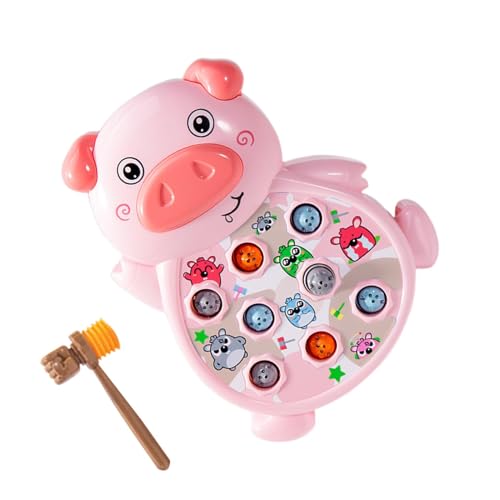 Interaktives Spiel Pound a Mole, Spielzeug zum Schlagen mit Sound | Elektronisches Arcade-Spiel mit Audio - Lustiges Tier-Design Hammerschlag Spielzeug für Kinder für Kinder, Mädchen, Famigl von Generic