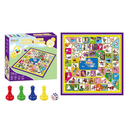 International Set Klassisches Strategie-Brettspiel für alle Altersgruppen, Kunststoff, Familienreise-Unterhaltung Nby90 (Purple, 22x24cm) von Generic