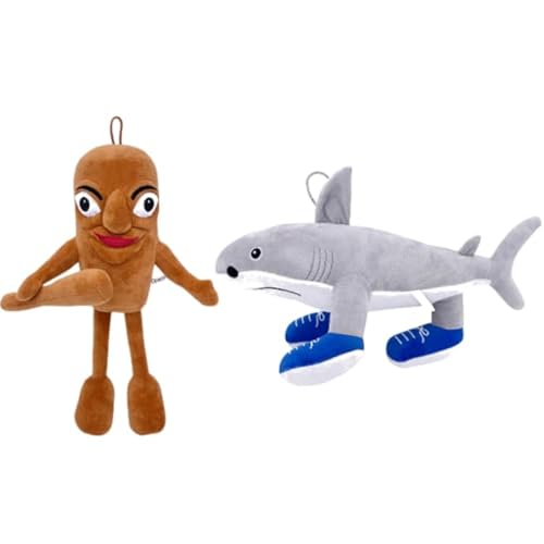 Italian Brainrot Kuscheltier | Tung Tung Tung Sahur Plüschtier | Tralalero Tralala Stuffed Animals Plush Toy | Italienische Gehirnfäule Stofftier Puppen | Horrorspiel Cartoon Figuren Spielzeug Italian Brainrot Kuscheltier | Tung Tung Tung Sahur Plüschtier | Tralalero Tralala Stuffed Animals Plush Toy | Italienische Gehirnfäule Stofftier Puppen | Horrorspiel Cartoon Figuren Spielzeug von Generic