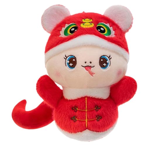 Jahres der Schlange Plush Chinese Snake Toy Lopme Snake Snake Spielzeug Chinesisches Haustier Spielzeug Neujahr Sweet Plush Plush Snake 2025 Tier Plüsch Spielzeug Jahr Spielzeug von Generic