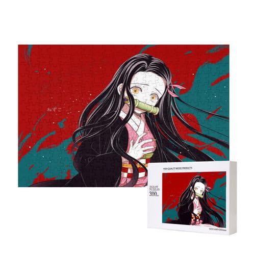 Japanisches Anime Tanjirou,Nezuko und Nine Hashira Holz Puzzles für Erwachsene,Pappel Material 300 Stücke Puzzles Puzzles Japanisches Anime Tanjirou,Nezuko und Nine Hashira Holz Puzzles für Erwachsene,Pappel Material 300 Stücke Puzzles Puzzles von Generic