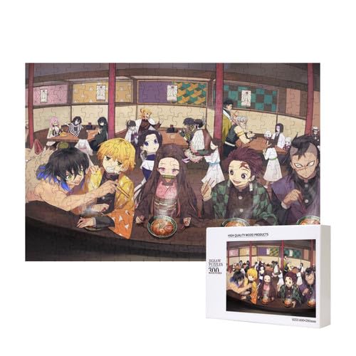 Japanisches Anime Tanjirou,Nezuko und Nine Hashira Holz Puzzles für Erwachsene,Pappel Material 300 Stücke Puzzles Puzzles Japanisches Anime Tanjirou,Nezuko und Nine Hashira Holz Puzzles für Erwachsene,Pappel Material 300 Stücke Puzzles Puzzles von Generic