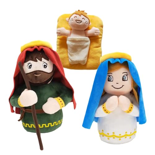 Jesus-Plüschkissen – Jesus-Spielzeug für Kinder, klassische religiöse Retter-Figur | Weihnachtsdekoration für zu Hause, Jesuspuppe aus hautfreundlichem Plüsch von Generic