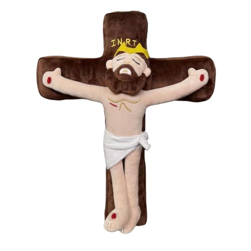 Jesus-Plüschtier, Gefülltes Jesus-Spielzeug - Plüsch gefülltes Jesus-Cartoon-Spielzeug | Flauschiges Stofftier für Wohnzimmer, Kinderzimmer,Dekokissen mit Puppen-Cartoon-SpielzeugDekokissen mit Puppen Jesus-Plüschtier, Gefülltes Jesus-Spielzeug - Plüsch gefülltes Jesus-Cartoon-Spielzeug | Flauschiges Stofftier für Wohnzimmer, Kinderzimmer,Dekokissen mit Puppen-Cartoon-SpielzeugDekokissen mit Puppen von Generic