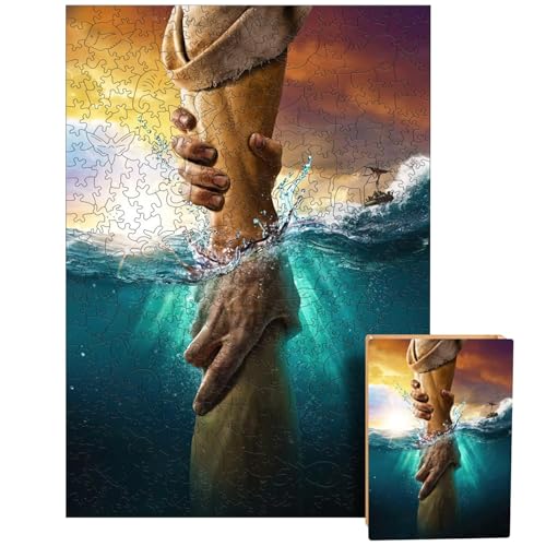 Jesus-Puzzlespielzeug aus Holz, Jesus-Handpuzzle | Klassisches Jesus-Puzzle für und Erwachsene, stimulierendes Puzzlespiel, Wanddekoration, interaktives Spielzeug für Eltern-Kind, für Schlafzimmer Jesus-Puzzlespielzeug aus Holz, Jesus-Handpuzzle | Klassisches Jesus-Puzzle für und Erwachsene, stimulierendes Puzzlespiel, Wanddekoration, interaktives Spielzeug für Eltern-Kind, für Schlafzimmer von Generic