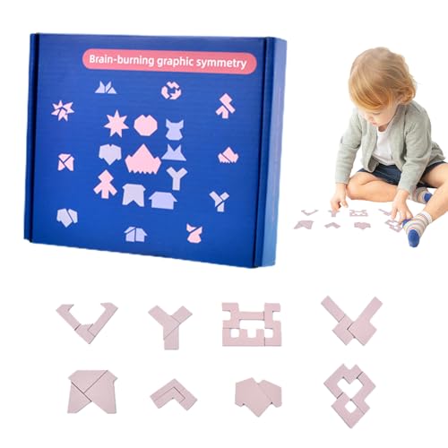 Jigsaw Intelligence Bunte 3D -Blöcke, Hirnteaser Spielzeug, Interaktives Bildungsspielzeug, Hölzerne Symmetrie Hirnteaserblöcke für Geburtstag Ostern Weihnachten Jigsaw Intelligence Bunte 3D -Blöcke, Hirnteaser Spielzeug, Interaktives Bildungsspielzeug, Hölzerne Symmetrie Hirnteaserblöcke für Geburtstag Ostern Weihnachten von Generic
