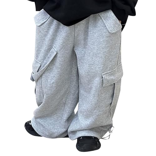 Jogginghose Jungen Straight Leg Hip Hop Fallschirm Schule Joggen Vintage Y2K Baggy Taschen Reißverschluss Casual Jogginghose Sommer Frühling Jogginghose Jungen Straight Leg Hip Hop Fallschirm Schule Joggen Vintage Y2K Baggy Taschen Reißverschluss Casual Jogginghose Sommer Frühling von Generic