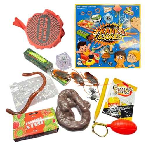 Joke Kit - Gag Box Kids Streich Gadgets - Alle Altersgruppen sammeln Streich Gadgets Witze Spielzeug für Kinder, Erwachsene, Freunde, Familie Joke Kit - Gag Box Kids Streich Gadgets - Alle Altersgruppen sammeln Streich Gadgets Witze Spielzeug für Kinder, Erwachsene, Freunde, Familie von Generic