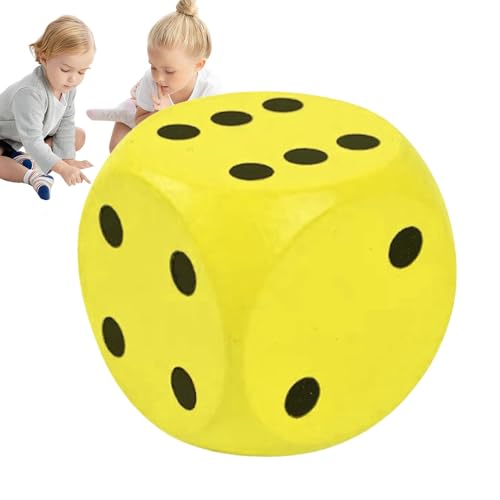 Jumbo -Würfel | Soft Dice - 15 Cm Ein Unterhaltsames, Im Klassenzimmer Lehrspielzeug Für Spielen Für Spielnächte Und Lernspielzeuge : Genießen Sie Ein Ungezwungenes, Lustiges Erlebnis Mit The Dice Lig von Generic