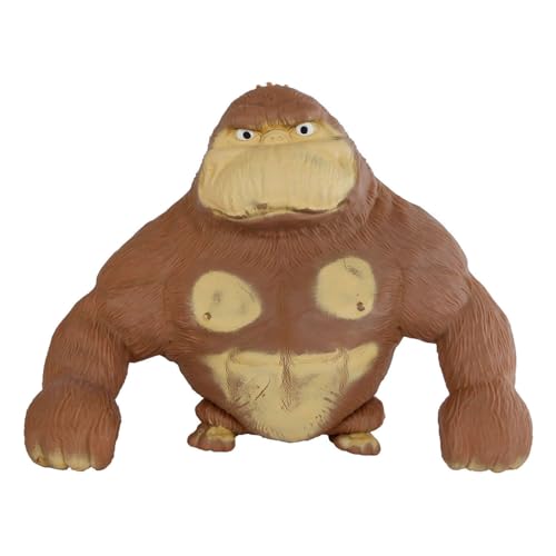Kids Globe Jungle Expedition XXL Super Stretch Gorilla (22 cm, 1,5 kg, dehnbar, Dschungel Tier Spielzeug, Gorilla Spielzeug, Dschungel Tierfigur) 621730 von Generic