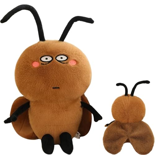 Kakerlake Stofftier,Gefüllte Kakerlake Plüsch | Lustige Kuschelpuppe Kinder Plüschtiere | Kleine Plüschtiere Raumdekoration für Wohnzimmer Sofa Schlafzimmer von Generic