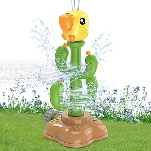 Kaktus-Sprinkler – Kaktus-Design, rotierender Rasen-Wassersprüher mit verstellbarem Gartensprinkler für den Außenbereich, dekorative Bewässerung, Hinterhof-Werkzeuge, Sommer-Wassersprinkler für Kaktus-Sprinkler – Kaktus-Design, rotierender Rasen-Wassersprüher mit verstellbarem Gartensprinkler für den Außenbereich, dekorative Bewässerung, Hinterhof-Werkzeuge, Sommer-Wassersprinkler für von Generic