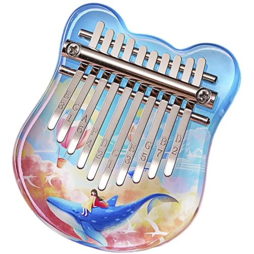 Kalimba 10-Tasten-Daumeninstrument Mbira Fingerpiano Geschenk für Anfänger und Profis Kalimba 10-Tasten-Daumeninstrument Mbira Fingerpiano Geschenk für Anfänger und Profis von Generic