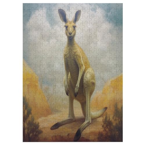 Kangaroo - 1000 Teile Puzzle – - Hochauflösendes - Gelegenheitsspiel – 1000 Teile Holzpuzzle 300 PCS von Generic