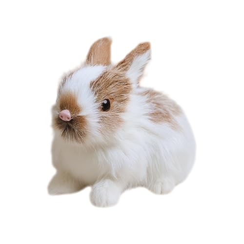 Kaninchen, Simulation, niedlich und realistisch | kleine Tiere, Plüschtiere, , für Ostern, Babyparty, Feengarten, Büro, Nachttisch, , Kamin, TV-Schrank von Generic