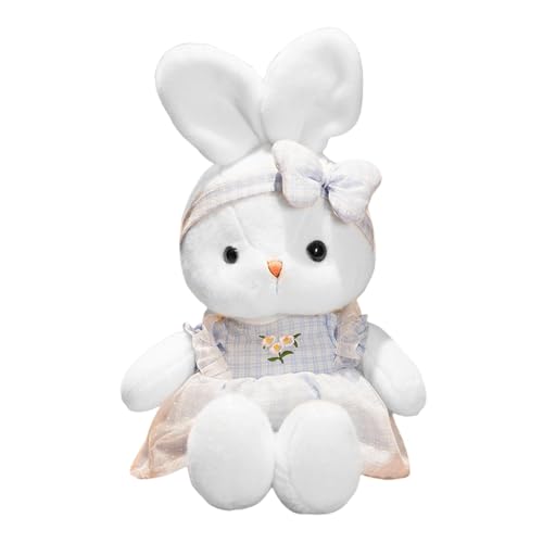 Kaninchen aus Plüsch, 40,6 cm (16 Zoll) – Kaninchen-Kissen, Plüsch, realistisch, kuschelig, niedlich, Plüsch-Geschenk für Kinder, Kleinkinder, Verniver von Generic