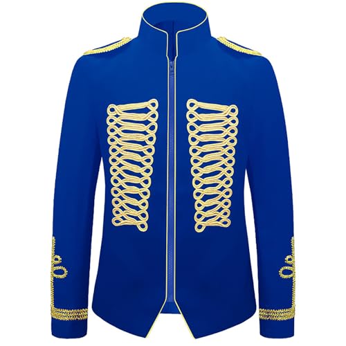 Karneval Kostüm Herren Napoleon Gothic Mantel mit Goldener Mittelalter Kleidung Palastkostüm im Europäischen Stil Performance Uniform Militärkleid mit Intarsien Herren-Mäntel Karneval Fasching Karneval Kostüm Herren Napoleon Gothic Mantel mit Goldener Mittelalter Kleidung Palastkostüm im Europäischen Stil Performance Uniform Militärkleid mit Intarsien Herren-Mäntel Karneval Fasching von Generic