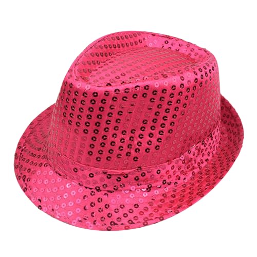 Karneval Pailletten Zylinder Herren Pailletten Gentleman der Zylinder Mütze Damen Feierhut Karneval Pailletten Zylinder Herren Pailletten Gentleman der Zylinder Mütze Damen Feierhut von Generic