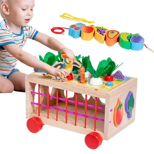 Karotten Harvest Game Holzspielzeug, Karottenpfläge Babyspielzeug - Interaktives lustiges Puzzle,Holzfarmspielzeug, Rätsel Karottenwagen für die frühe Bildung, Schule aus Karotten Harvest Game Holzspielzeug, Karottenpfläge Babyspielzeug - Interaktives lustiges Puzzle,Holzfarmspielzeug, Rätsel Karottenwagen für die frühe Bildung, Schule aus von Generic