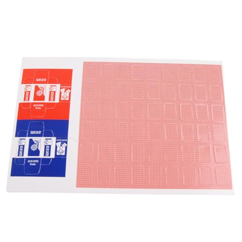 Karten Spielen, Poker -Karten -Kartenspiele Mini Simulation Mini Papier Spielkarten für 1/12 Skala Doll House Karten Spielen, Poker -Karten -Kartenspiele Mini Simulation Mini Papier Spielkarten für 1/12 Skala Doll House von Generic