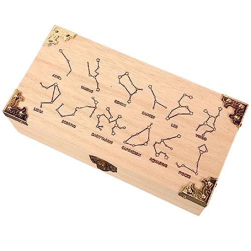 Kartenetui aus Holz für Spielkarten, handgefertigt, Vintage-Stil, tolles Geschenk für Männer von Generic